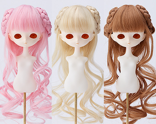 Harmonia bloom Wig Series: Chignon Long Hair (Pink/Platinum Blonde/Brown)